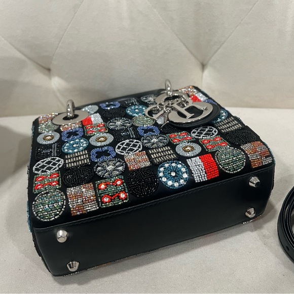 🔥🔥Christian Dior Beaded Lady Dior Bag - Picture 5 of 8